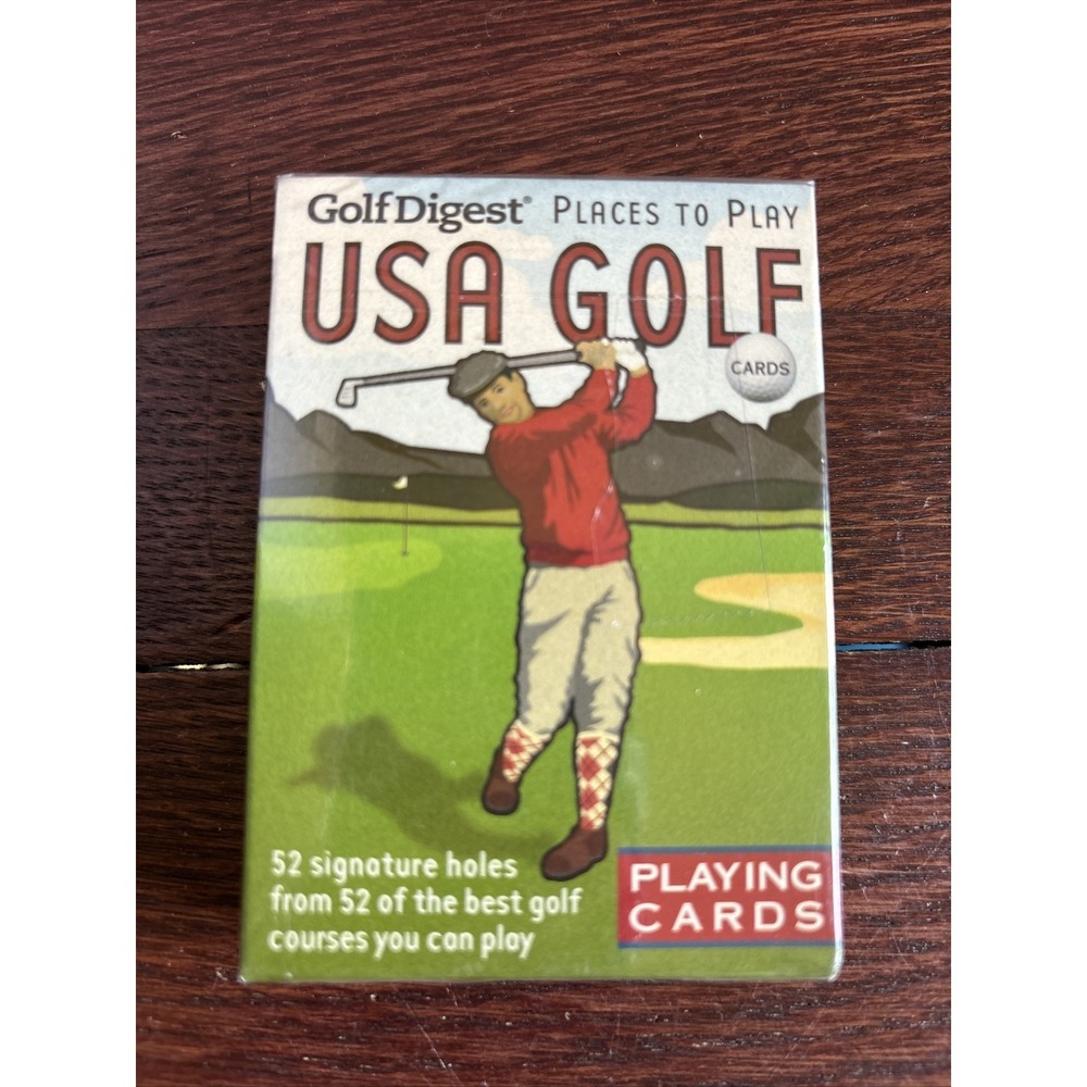 Playing Cards Golf Digest Places To Play USA Golf 52 Card Deck 2005 Inkstone